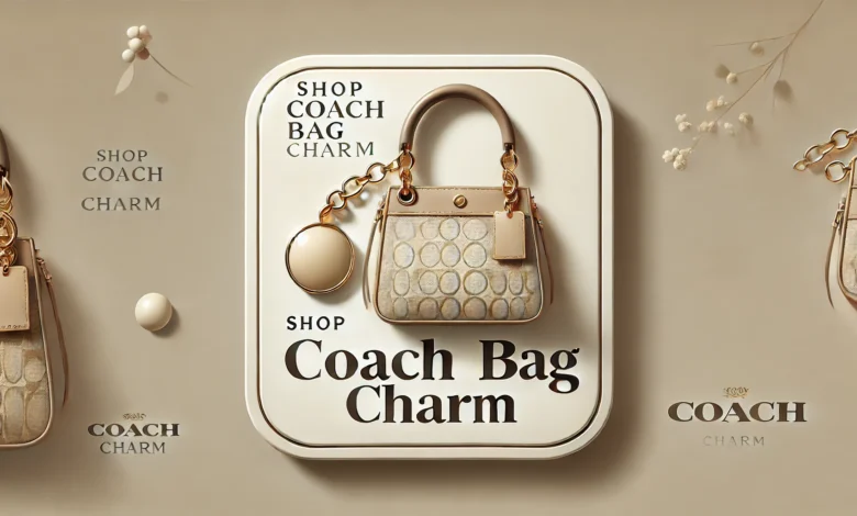 shop coach bag charm