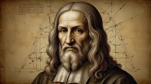 bussola to measure angles within a circle leonardo da vinci​