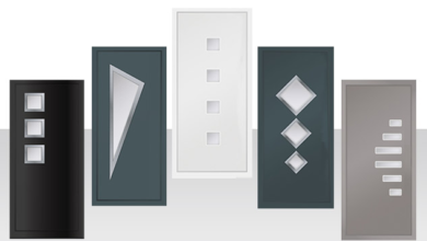 aluminium door panels u value​