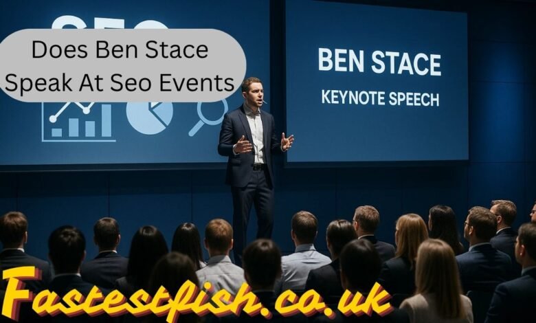 Does Ben Stace Speak at SEO Events